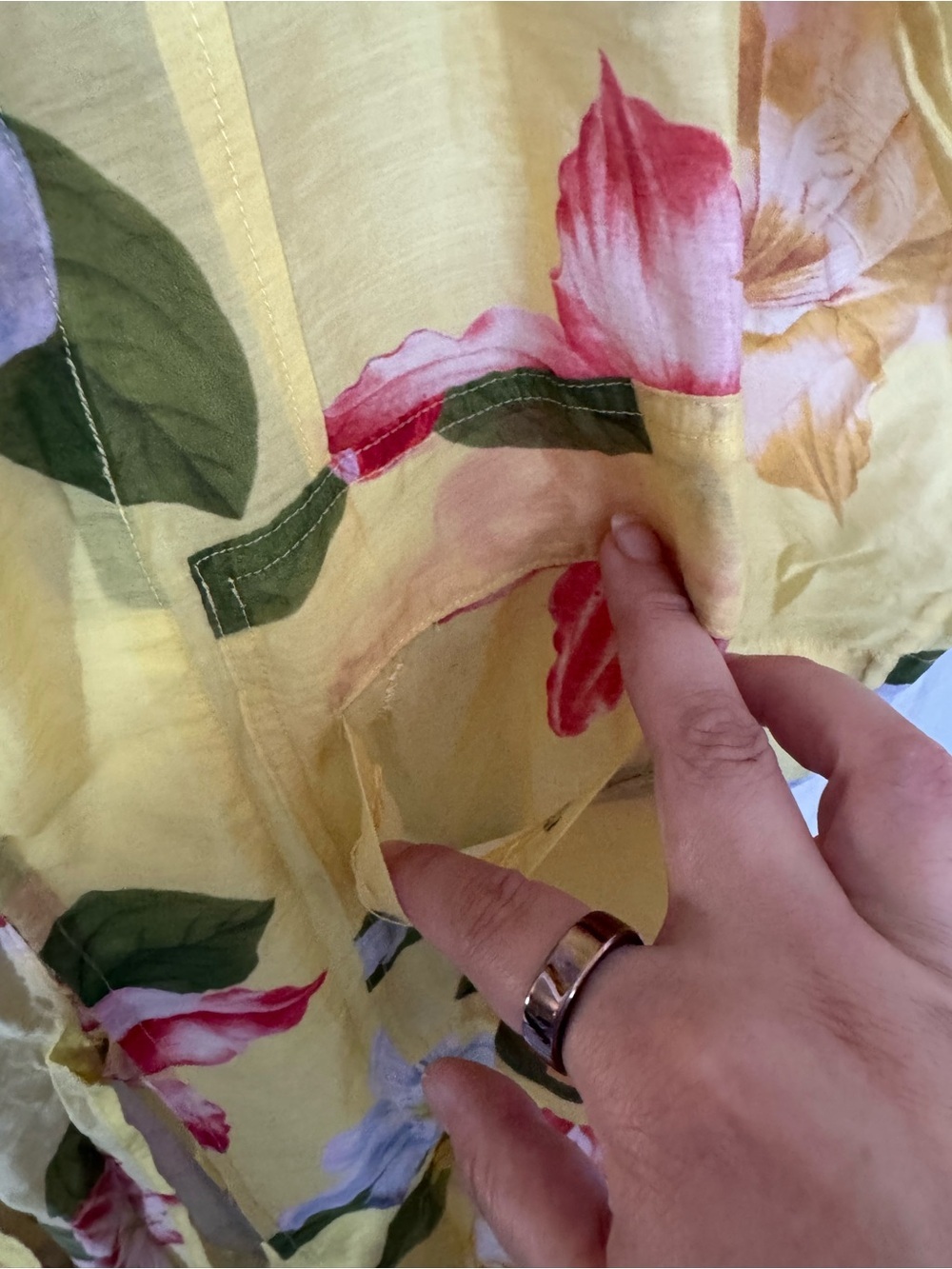 Maeve Sheer Printed Trench Coat size XS - Picture 5 of 8